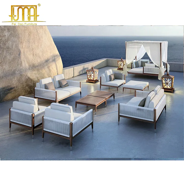 modern furniture garden set wicker rattan sofa set outdoor dining set