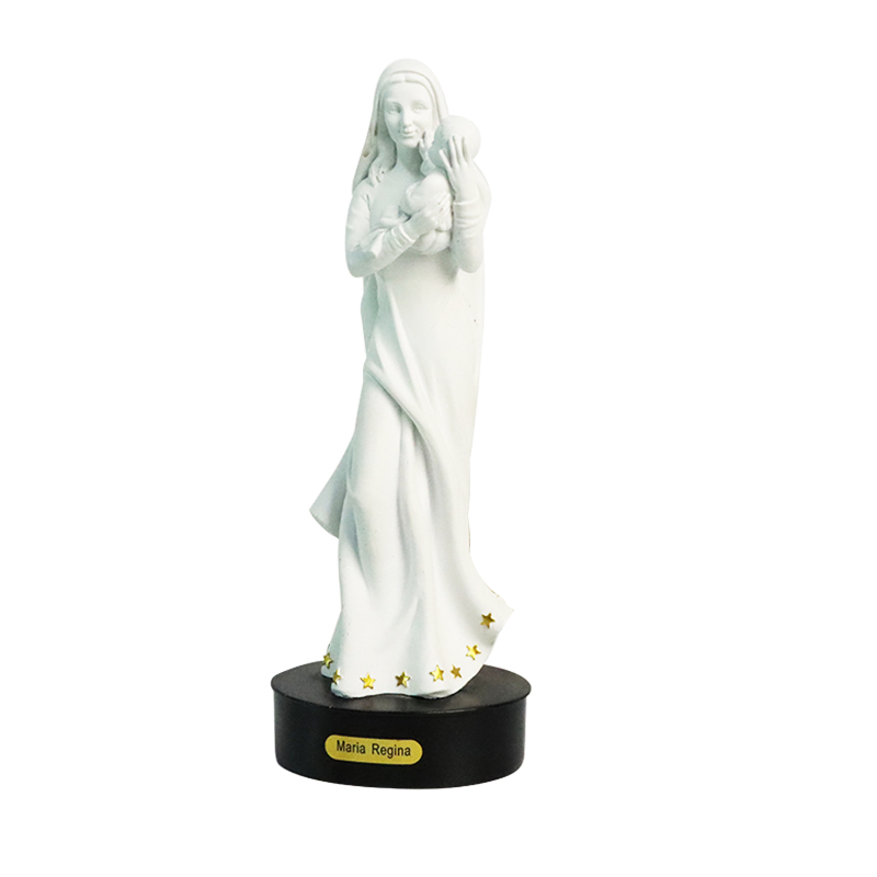 High quality famous religious Virgin Mary statue resin Mother Mary and Baby Jesus religious statues religious crafts