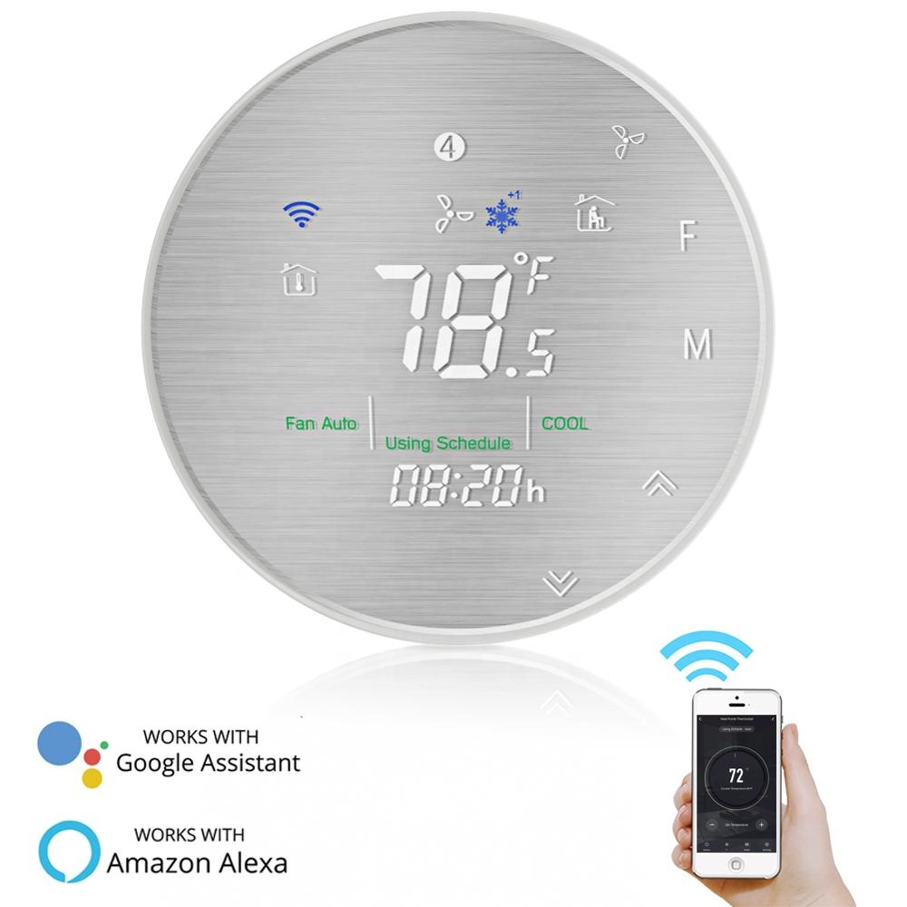 Термостат с Wi-Fi стандарта ЕС/США, работает с google home, TUYA Smart Life