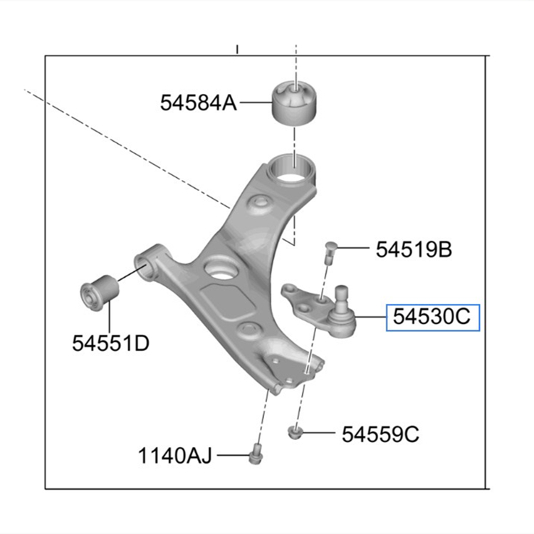 Suspension Ball Joint For Hyundai KIA Santa Suspension Ball Joint 54530-S3000