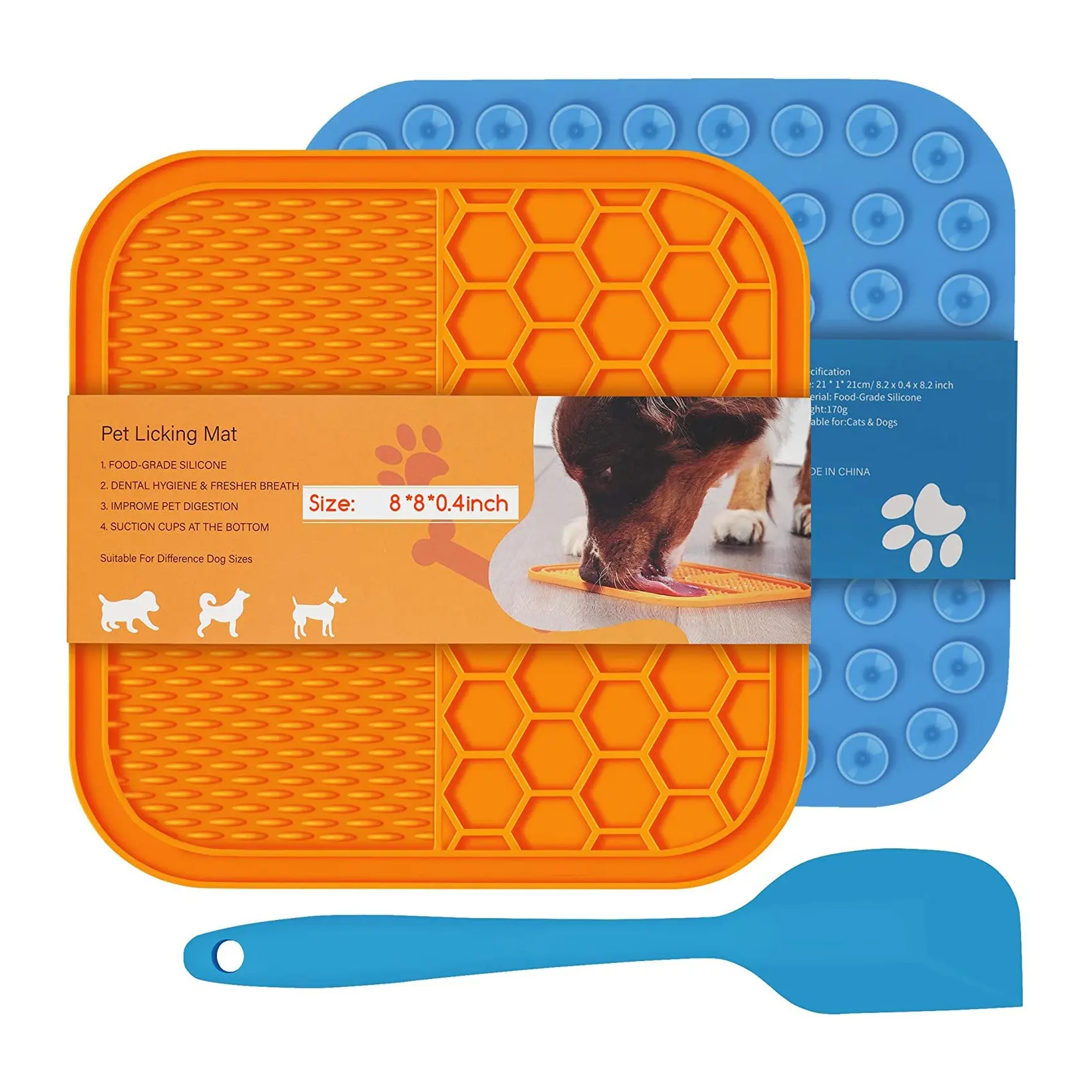 Mat For Dogs Cats Slow Food Bowls Silicone Dog Feeding Lick Pad Dog Slow Feeders Treat Dispensing