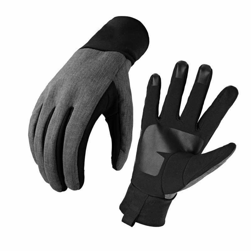 High Quality Fashionable Exquisite Stain Resistant Black Hiking Mittens