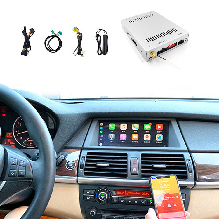 Беспроводной модуль Apple Carplay мультимедийный видеоинтерфейс для BMW X1 X3 F25 X4 F26 X5 F15 E70 X6 E71 Android автоматическое зеркальное отображение
