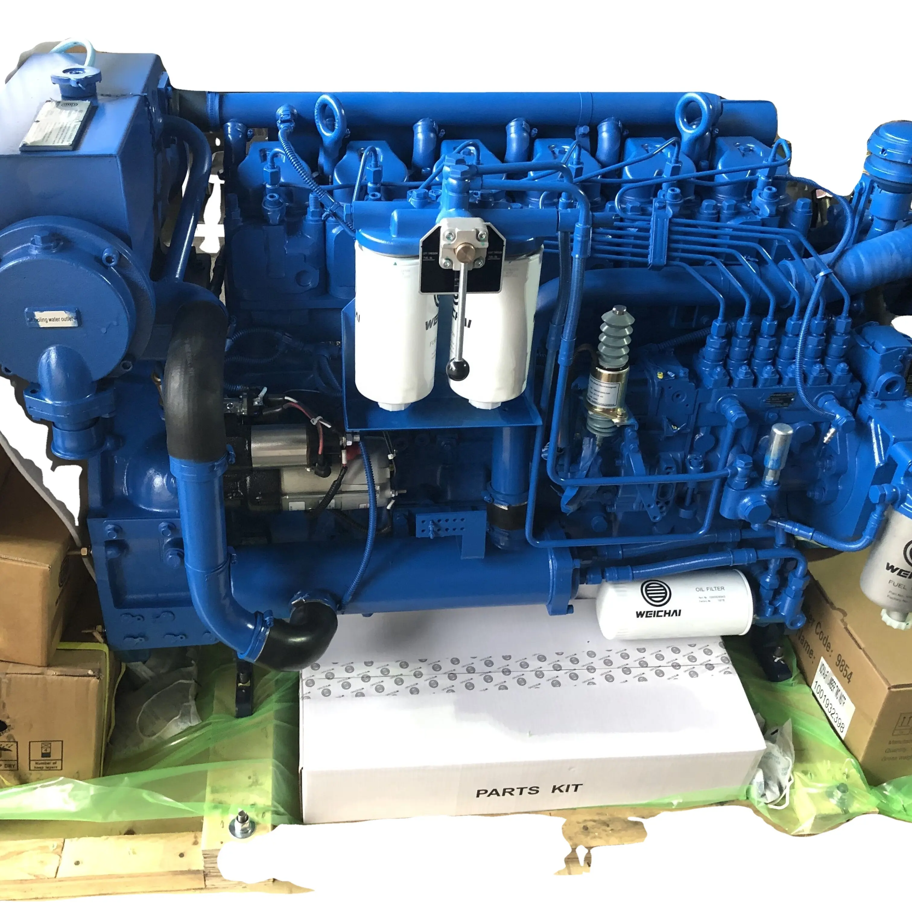 Морской дизельный двигатель бренда WEICHAI, модель WP6 2100 л.с. об/мин для лодки