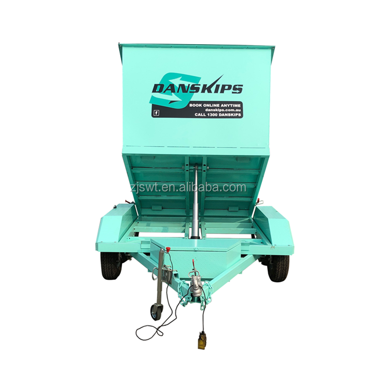 Hydraulic Trailer Bins Mobile Tipper Bins