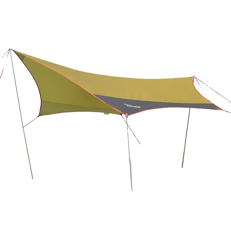 Rainproof and sun protection outdoor Oxford cloth silver pastebrushing tent camping sunshade pergola