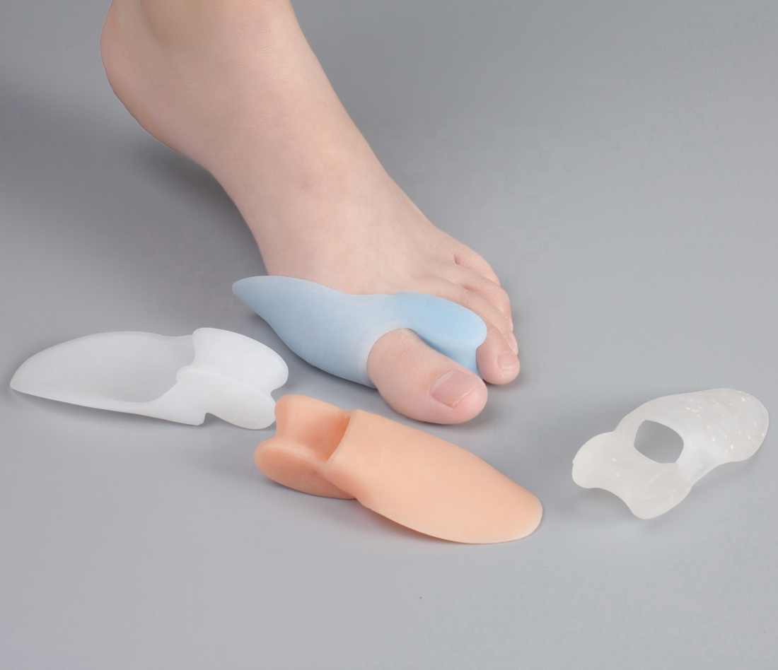 Силиконовый сепаратор пальцев ног Корректор бурсита Hallux Valgus Ортопедическая шина для ухода за ногами