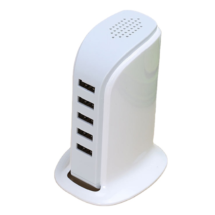 Оптовая продажа, 5 В, 4 а, быстрая зарядка, 5 портов Usb, зарядная станция, Usb-адаптер питания для сотового телефона Apple