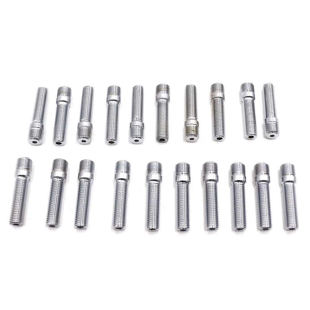 20 шт./компл. 58 мм 14x1.5/14x1.25/12x1.5/12x1,25 12x1,5 колеса серьги-гвоздики преобразования высокие болты шпильки