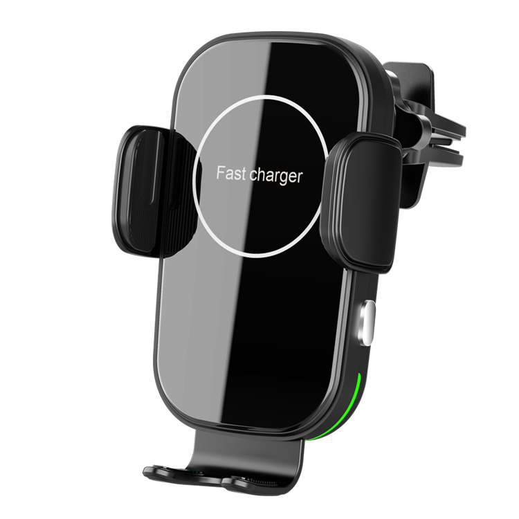 Bidao Car Wireless Charger 360 Rotation Quick Response Retractable 15W Wireless Charger Vehicle Phone Holder Wireless Charger