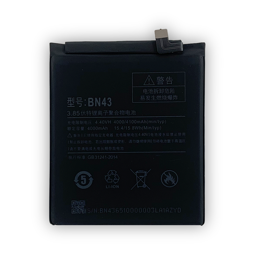 100% Original Phone Battery BN43 for Xiaomi Redmi Note 4X Redmi Note 4 Pro 4100mAh High Quality Replacement Battery