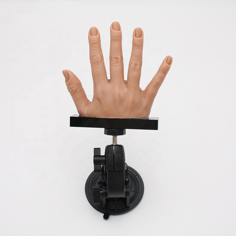 Silicone Trainning Fake Hand Model Nail Silicone Practice Hand