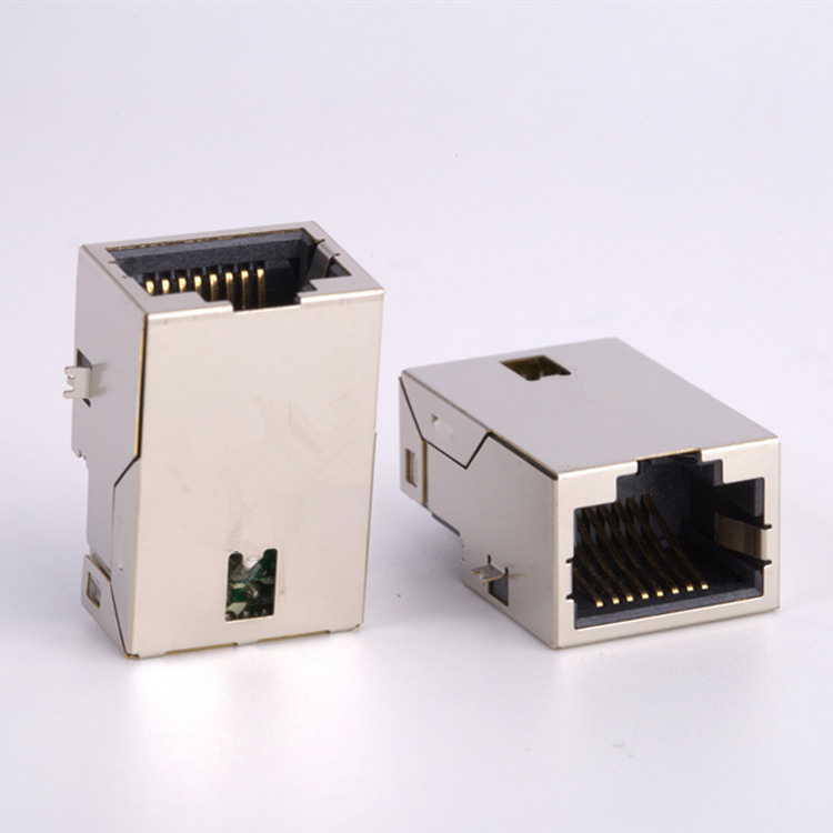 8P8C rj45 модульный Средний Монтажный таб-собственный Rj45 Pcb трансформатор экранированный разъем поверхностного монтажа rj45