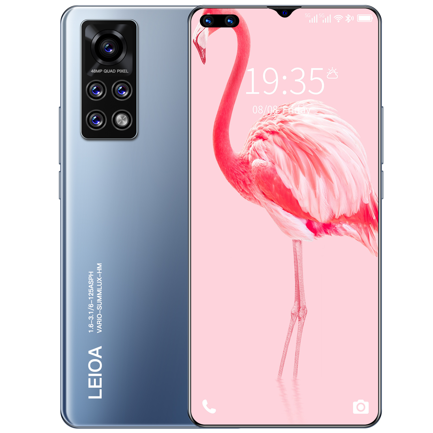 Новый MT10 pro 7,1 дюймов HD экрана падения воды Androidphone 4800 мАч батарея смартфон RAM8GB + ROM256GB чехол для телефона