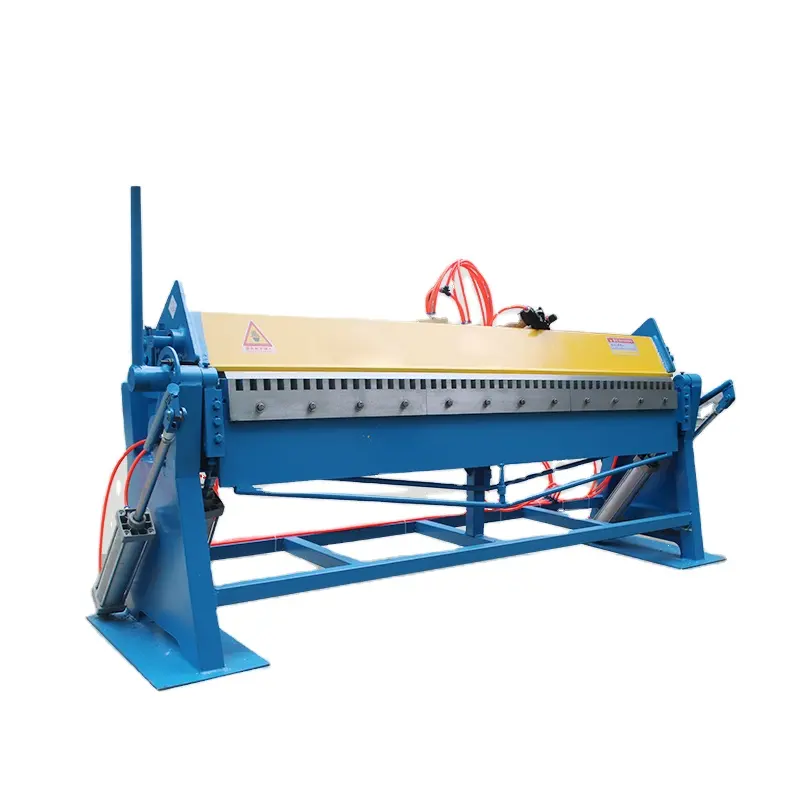 Galvanized plate manual bending machine pneumatic MS sheet bending machine