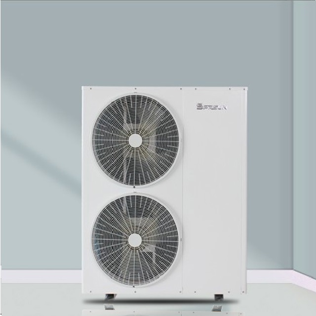 16-18KW A +++ DC инвертор, моноблок, воздушный тепловой насос для горячей воды, домашнее тепловое охлаждение