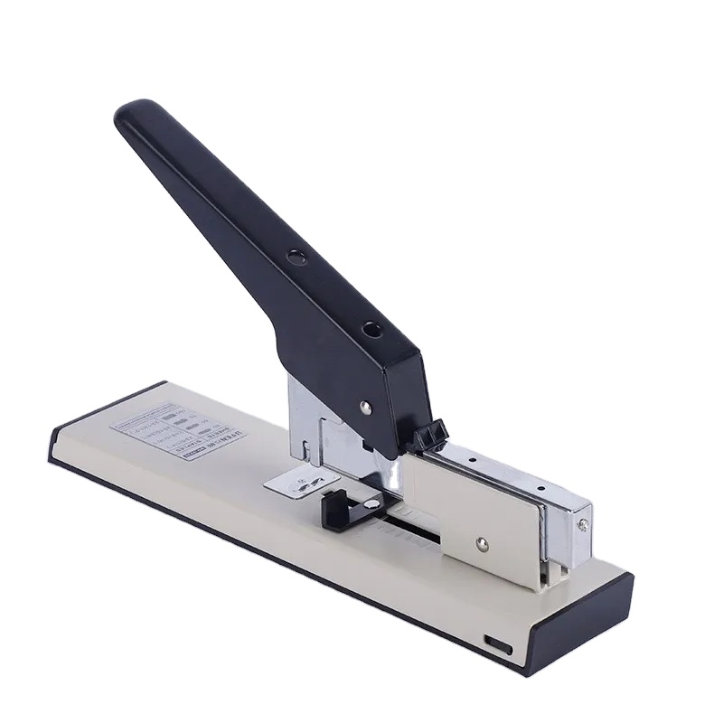 Professional Customized Labor Saving Heavy Duty Thickening Hand Stapler Books Binding Machine 100 Sheets Manual Leather Stapler