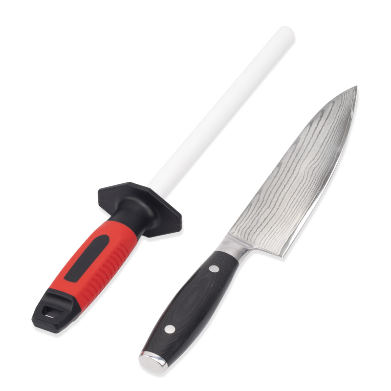 Профессиональные керамические 10 дюймов ножей стержень карбид кремния sharp брусок для заточки ножей