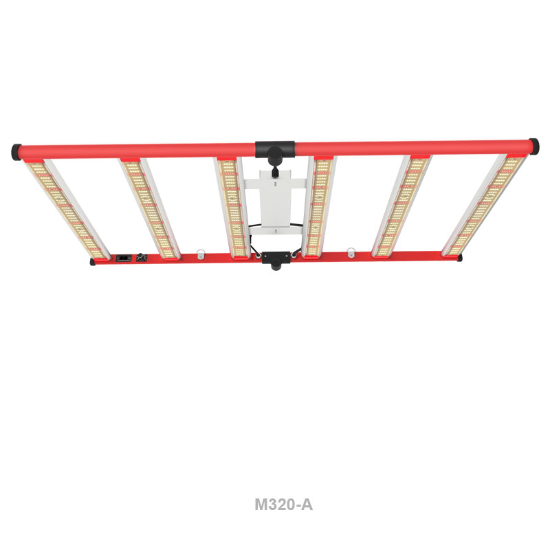 ETL High Quality In Stock AGLEX M320 320W LED Grow Light Folding Dimming Daisy Chain Plant Grow Light for Indoor Plants