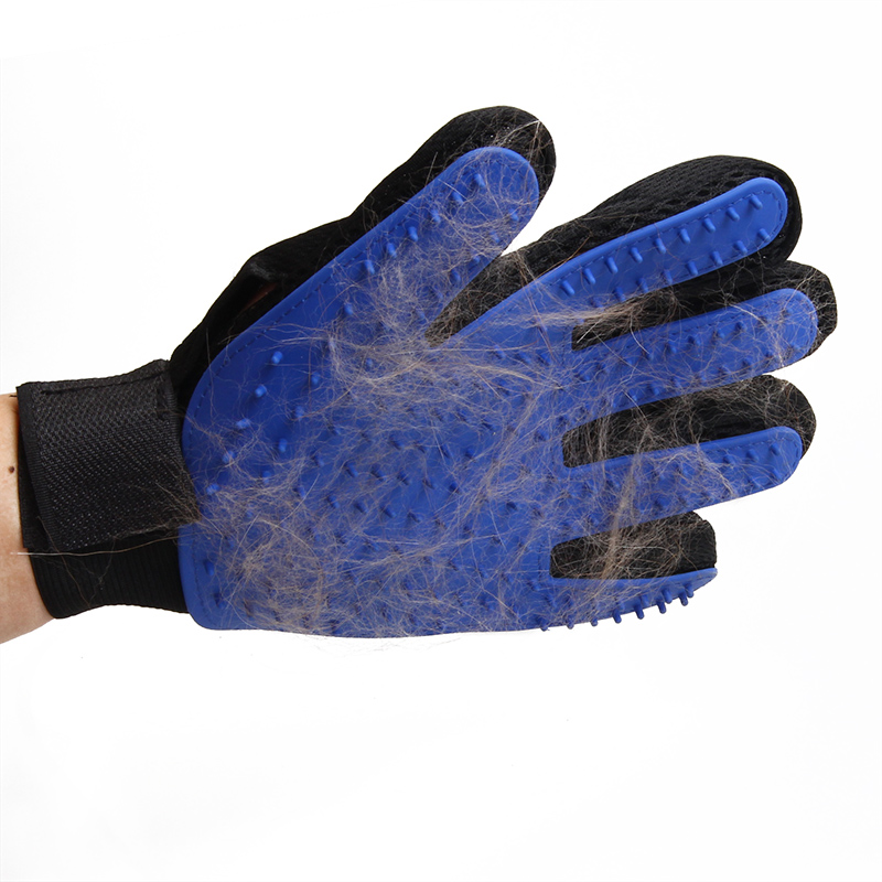 Rave Reviews Grooming Massage Gloves For Dogs and Cats Pet Grooming Glove Brush grooming sets