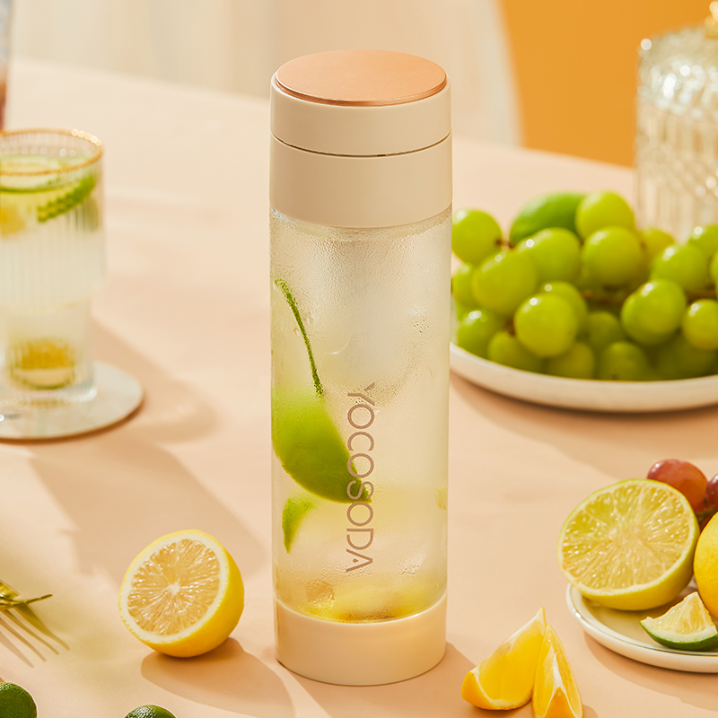 Карбонированная бутылка для газированных напитков yocosodawater, компактная бутылка для газированных напитков