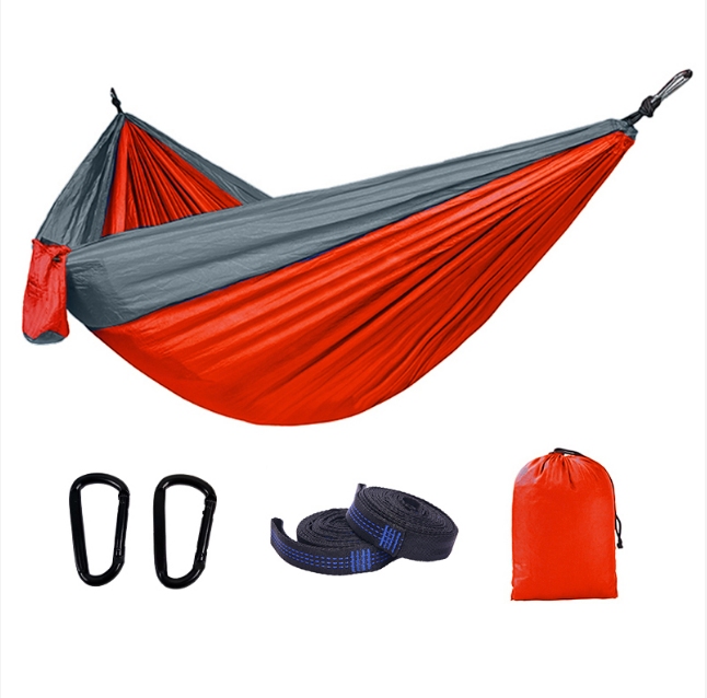 Outdoor Portable Camping Hammock Sleeping Swing Hanging Chair Double Nylon 210T Camping Hammock