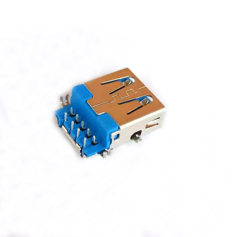Genuine original single layer PC USB socket USB 3.1 connector USB female conjoined connector