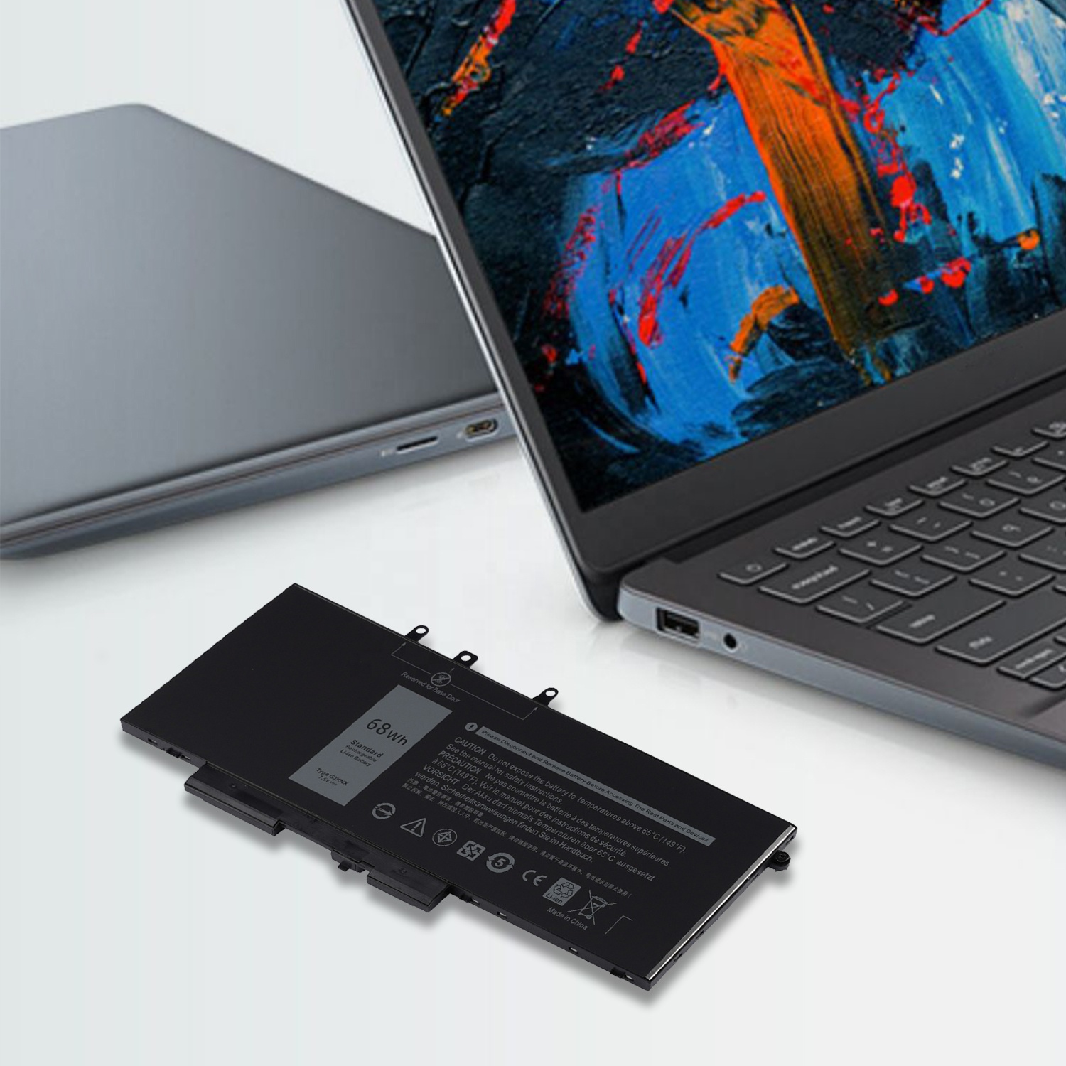 Запасная батарея для ноутбука Dell Latitude 7,6 5480 5580 5280 5590 E5480 E5580 E5490 E5590 Precision 15 5490, 68 вт/ч, 3520 в, GJKNX