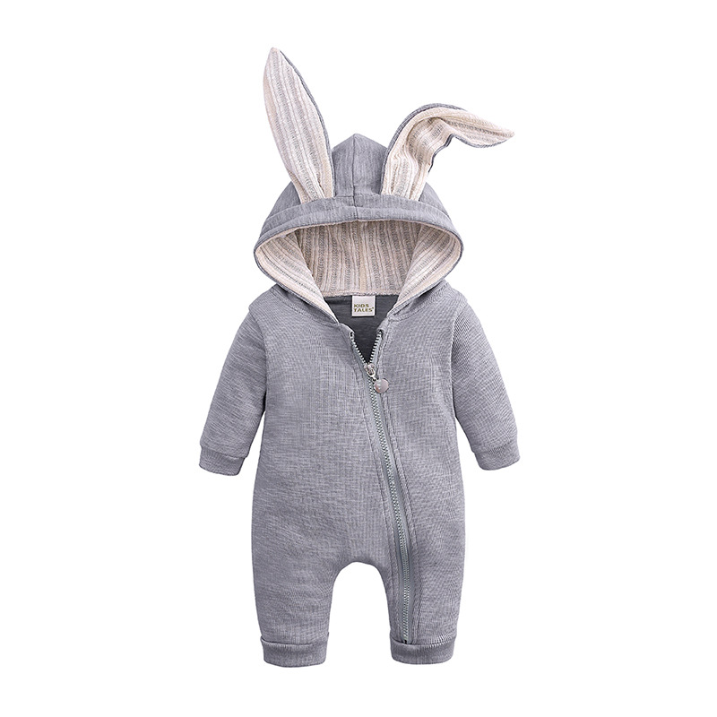 Детский слитный комбинезон с капюшоном Rabit, комбинезон, костюм для маленьких мальчиков и девочек