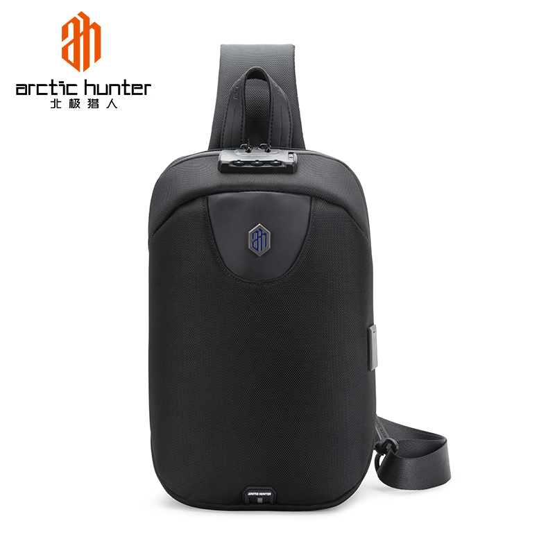 arctic hunter Custom Waterproof Anti Theft Luxury Chest Bag With USB Single Shoulder Crossbody Sling Bag Men Cross Body Bag