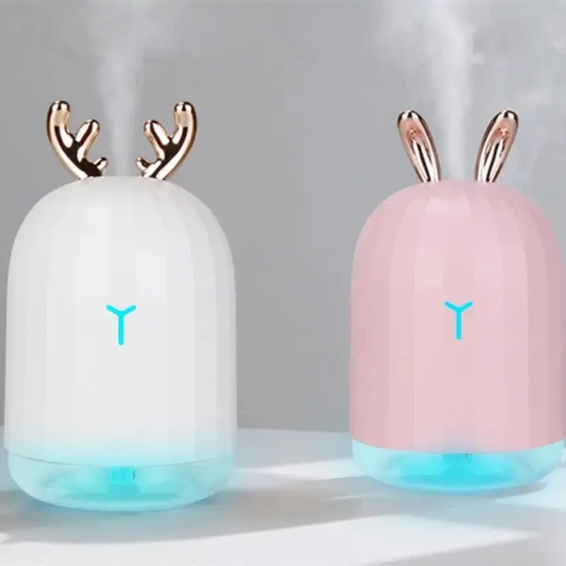 High Quality Small Cute Rabbit Ultrasonic Kids Air Humidifier Portable Tabletop 2022 Aroma Diffuser
