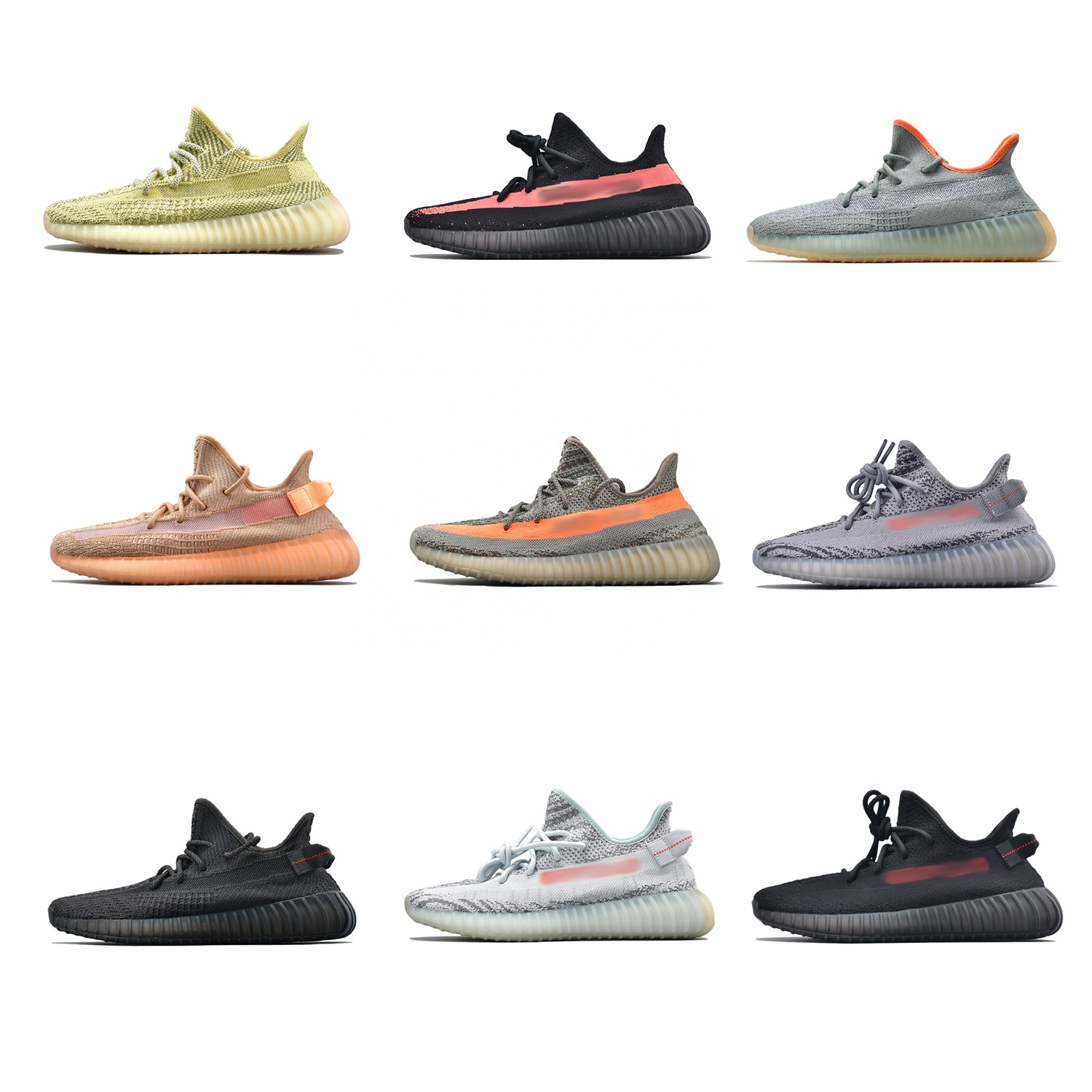 Original 1:1 Hot Selling STOCK X Full Colors Full Sizes Yeezy Tennis Men Sneakers Trainers Men's Yeezy Shoes 350 Yezzy Shoes