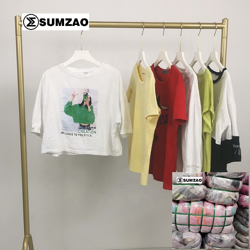 Good supplier wholesale mixed used clothing singapore second hand clothes bundle ukay ukay bales of used clothes