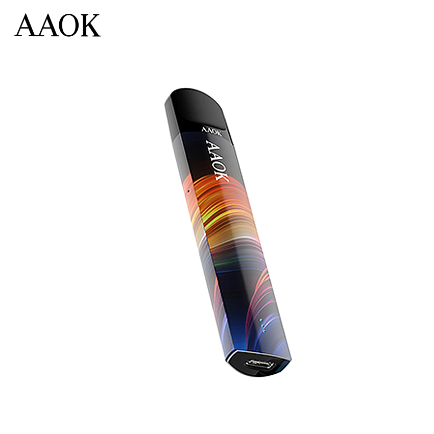 AAOK H02 China Supplier Ecig Vape 300 puffs empty kit 380mah vape pen pod system