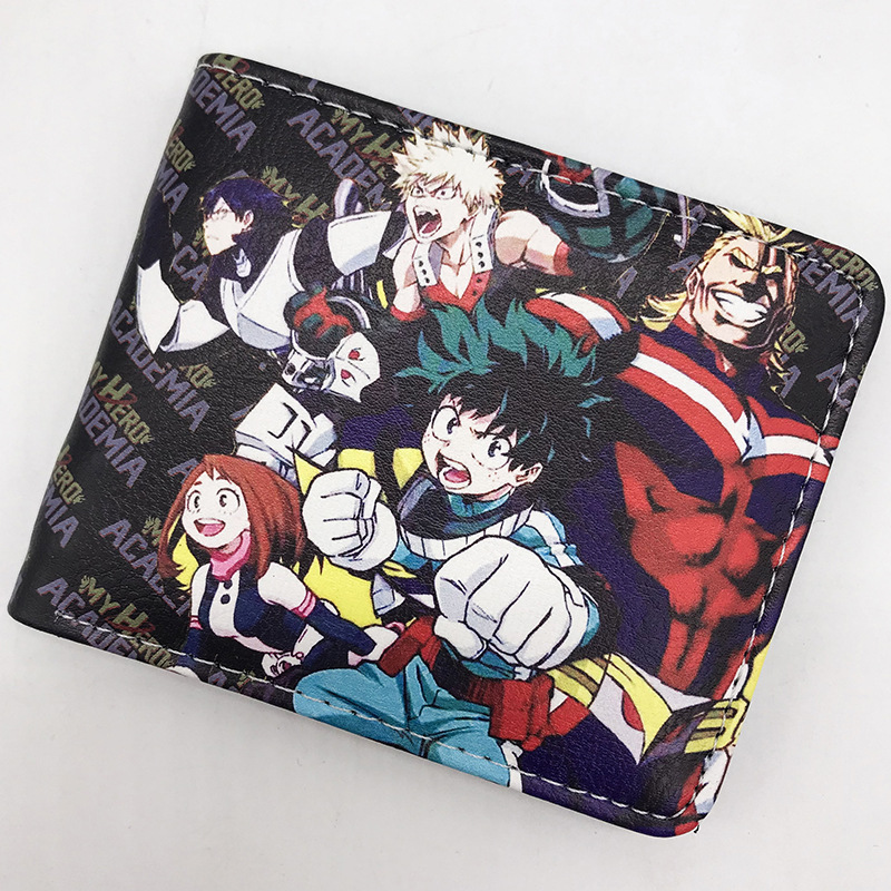 Кошелек с героями аниме «Моя геройская Академия», Izuku, мидория, кошелек на молнии с кармашком для монет, кошелек для кредитных карт для мужчин и женщин