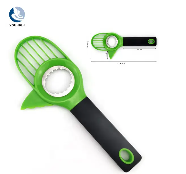 3 in 1 Plastic Avocado Cutter Knife Corer Avocado Slicer Avocado tools Kitchen Gadgets