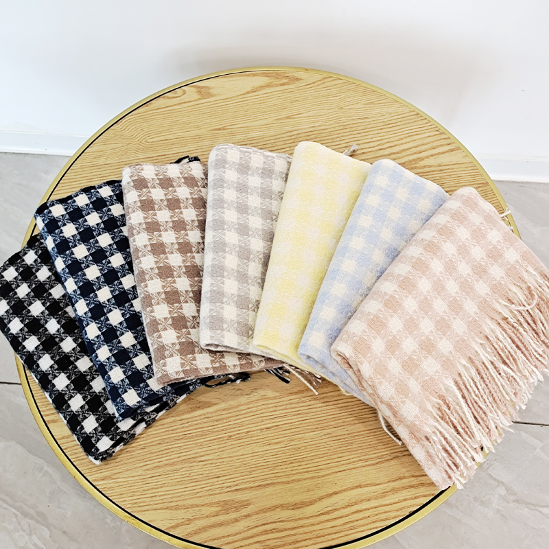 2021 ladies home fashion design shawl autumn and winter tassel design scarf for women