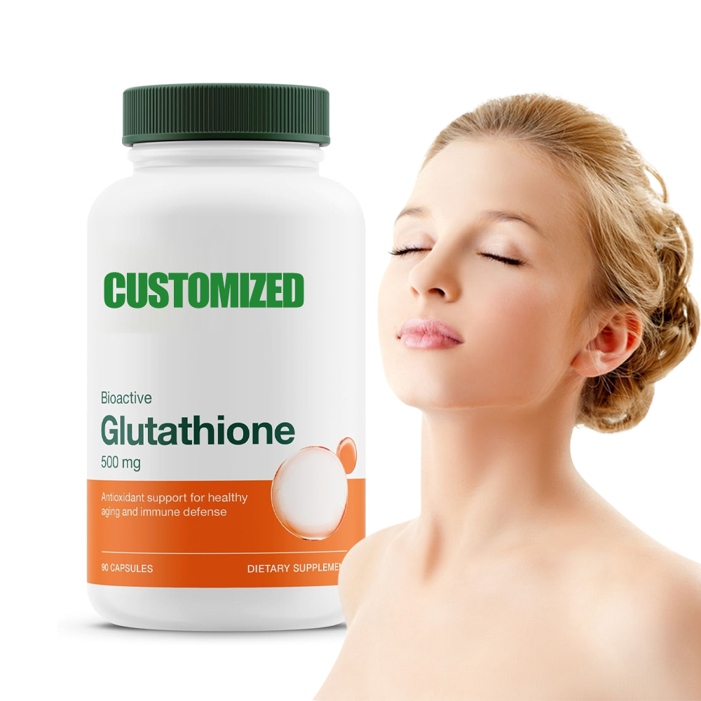 OEM/ODM Label Powerful Skin Whitening Vitamins L-Glutathione Pills Healthcare Supplements L-Glutathione Capsules