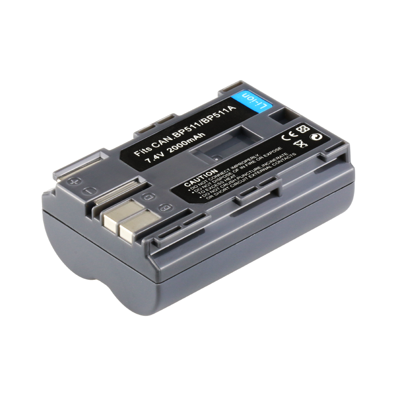 BP-511A BP511 for Canon G6 G5 G3 G2 G1 EOS 300D 50D 40D 30D 20D 5D Rechargable Digital Camera Batt
