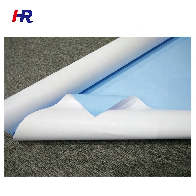 Guangzhou factory advertising coated blueback paper / poster papers with blue back side