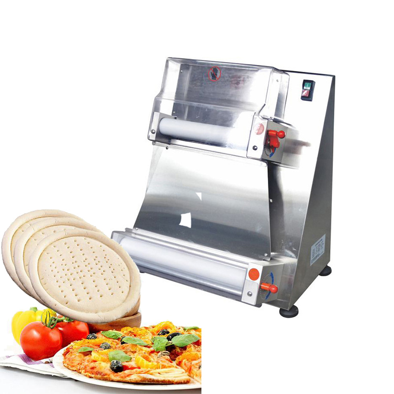 Electric pizza maker making machine 12 15 inch pizza dough roller pizza dough press machine