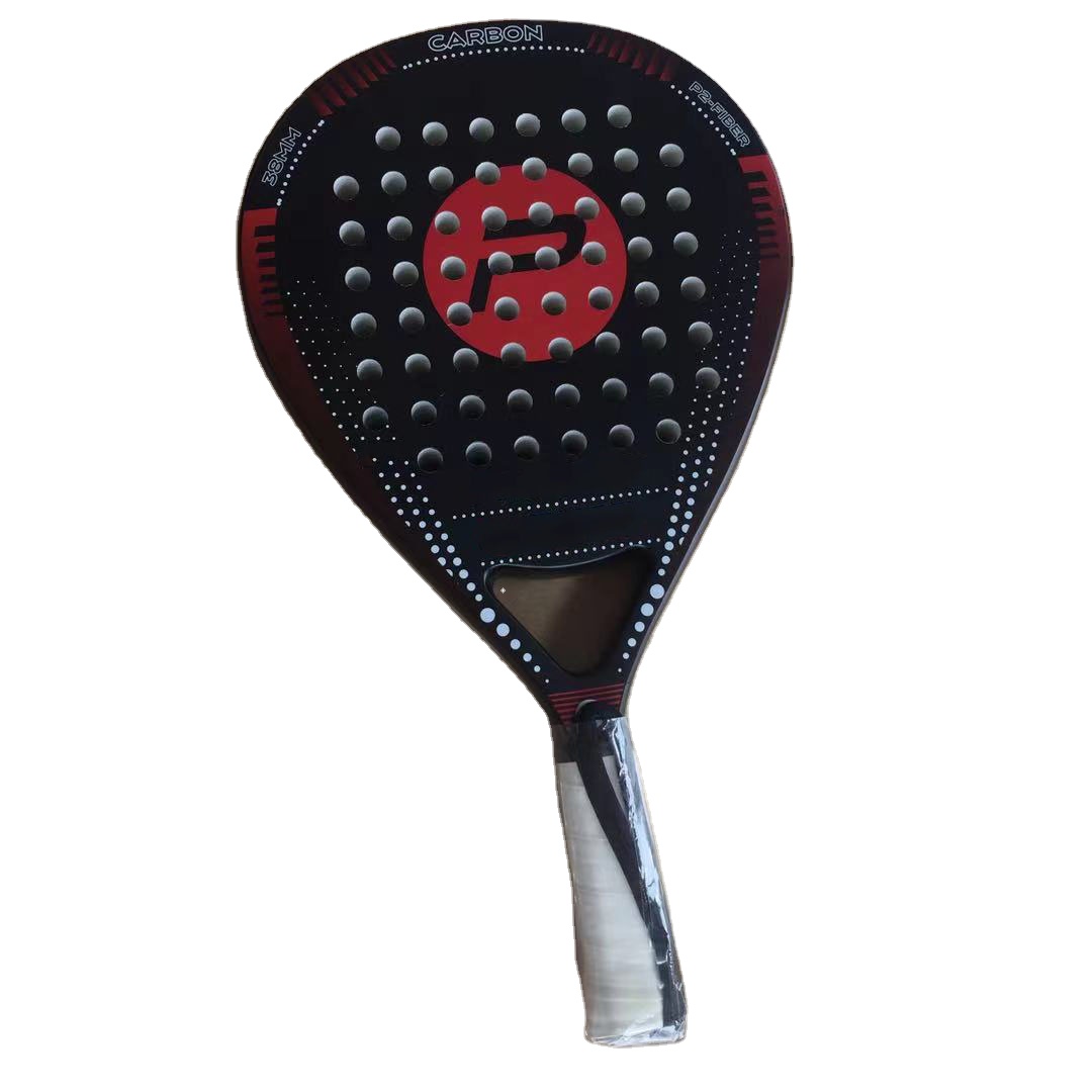 Beach Tennis Padel Carbon Fiber Surface and EVA Memory Foam Core Padel Tennis Racket