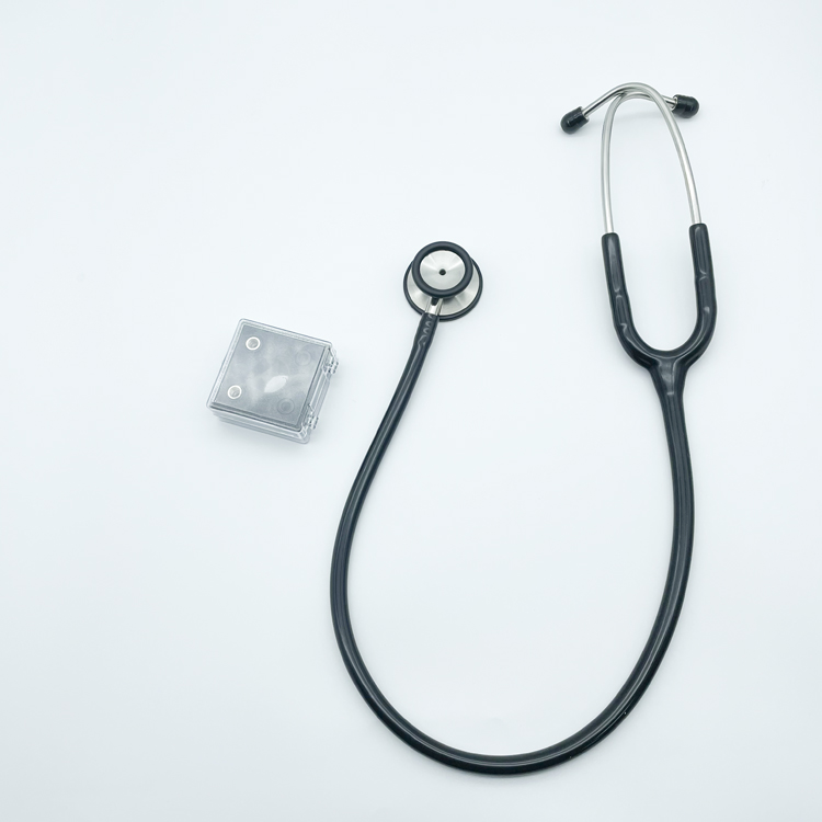 New style basic portable black dual tube medical kit dr stethoscope sky blue 2021 for reaching