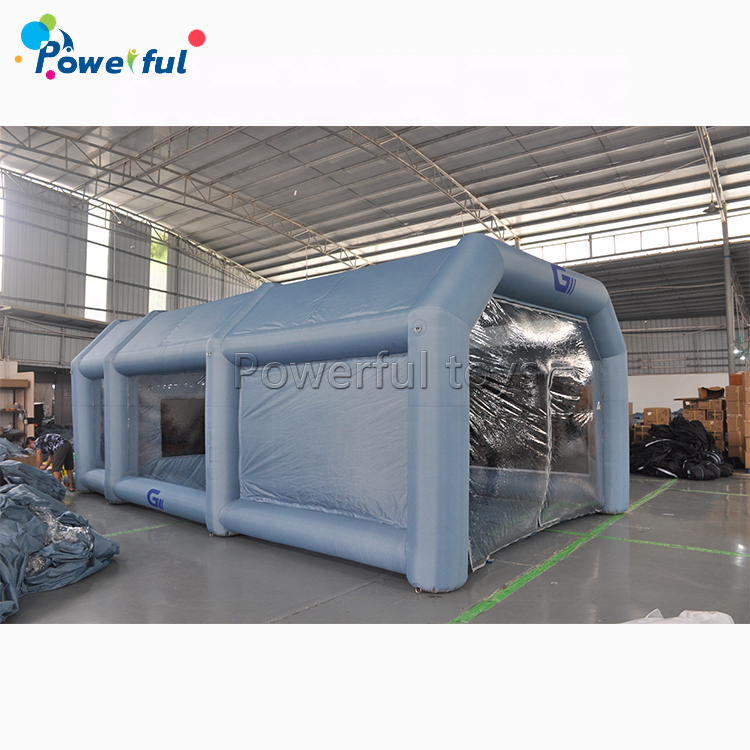Хит продаж, надувная окрасочная камера 26x15x10 футов, надувная окрасочная камера с фильтрующей системой