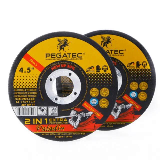 4.5 PEGATEC Premium 115mm De Inox Metal Discos De Corte With 39 Years Production Experience