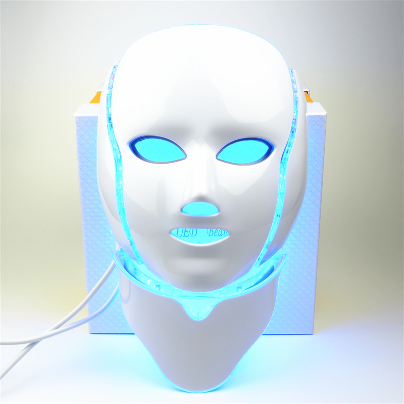 2021 новый тренд PDT photon легкий уход за кожей лица Красивая терапия 7 видов цветов LED маска для лица с шеей