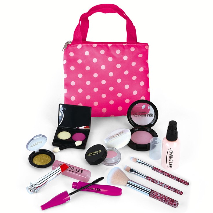 Girls Make Up Toy Set Pretend Play Princess Pink Makeup Beauty Safety Non-toxic Kit Toys for Girls