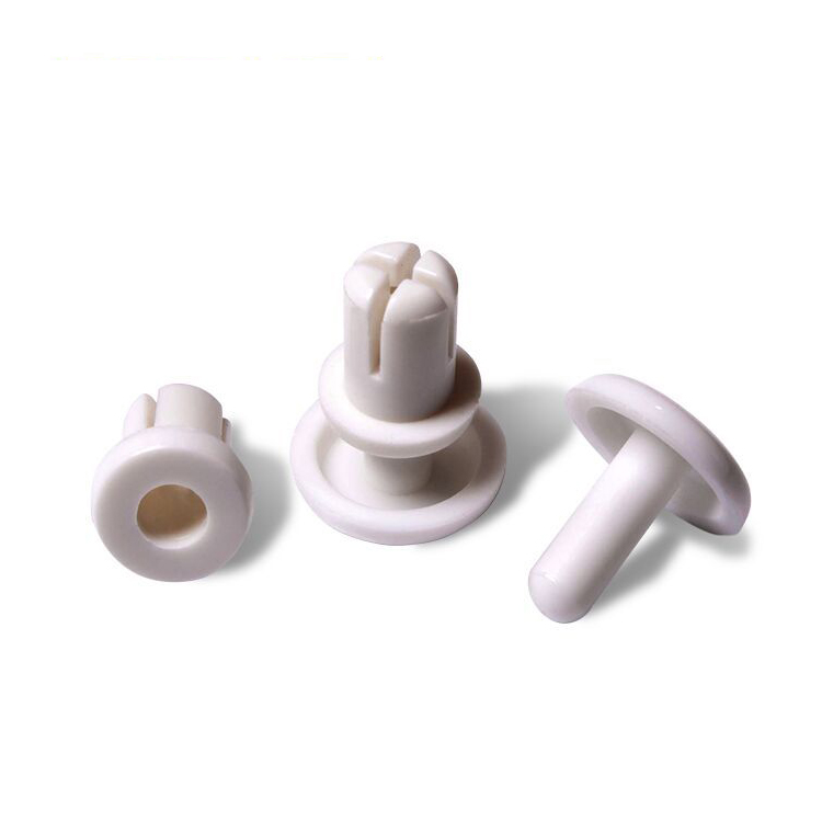 High quality nylon snap rivets plastic rivets R2056 white color plastic rivet