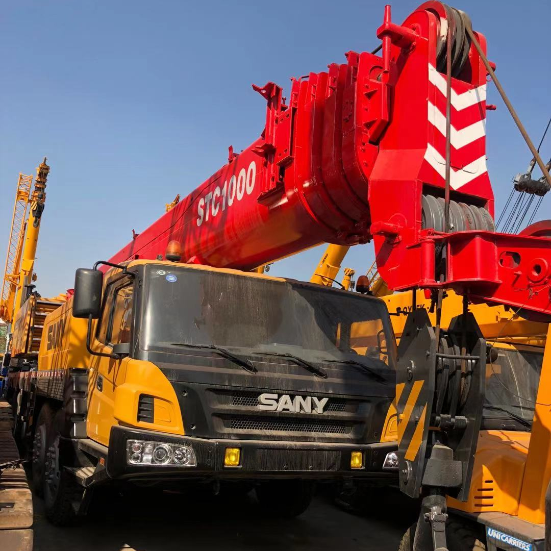 Б/у автокран sany 100 тонн, мобильный кран sany т STC1000