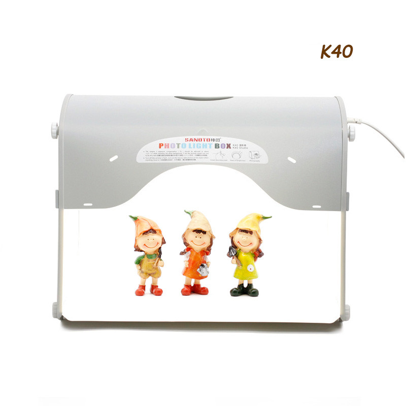 SANOTO Mini Photo Studio Kit K40 портативный мини-Фотостудия Photo Box для 220/110V